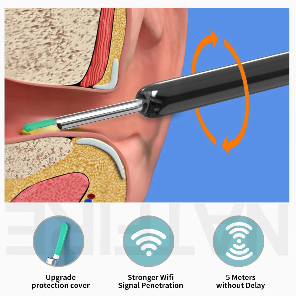 Smart Visual Ear Cleaner – HD Camera & Wax Removal Tool for Safe, Easy Cleaning